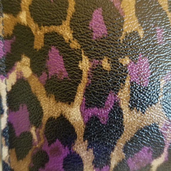 RARE!!! 🍃MINT🍃Coach 🐆Ocelot Wristlet/Card Combo - Picture 8 of 8